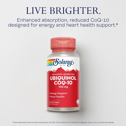 Solaray Ubiquinol CoQ-10 100 mg | FamiliaBoost