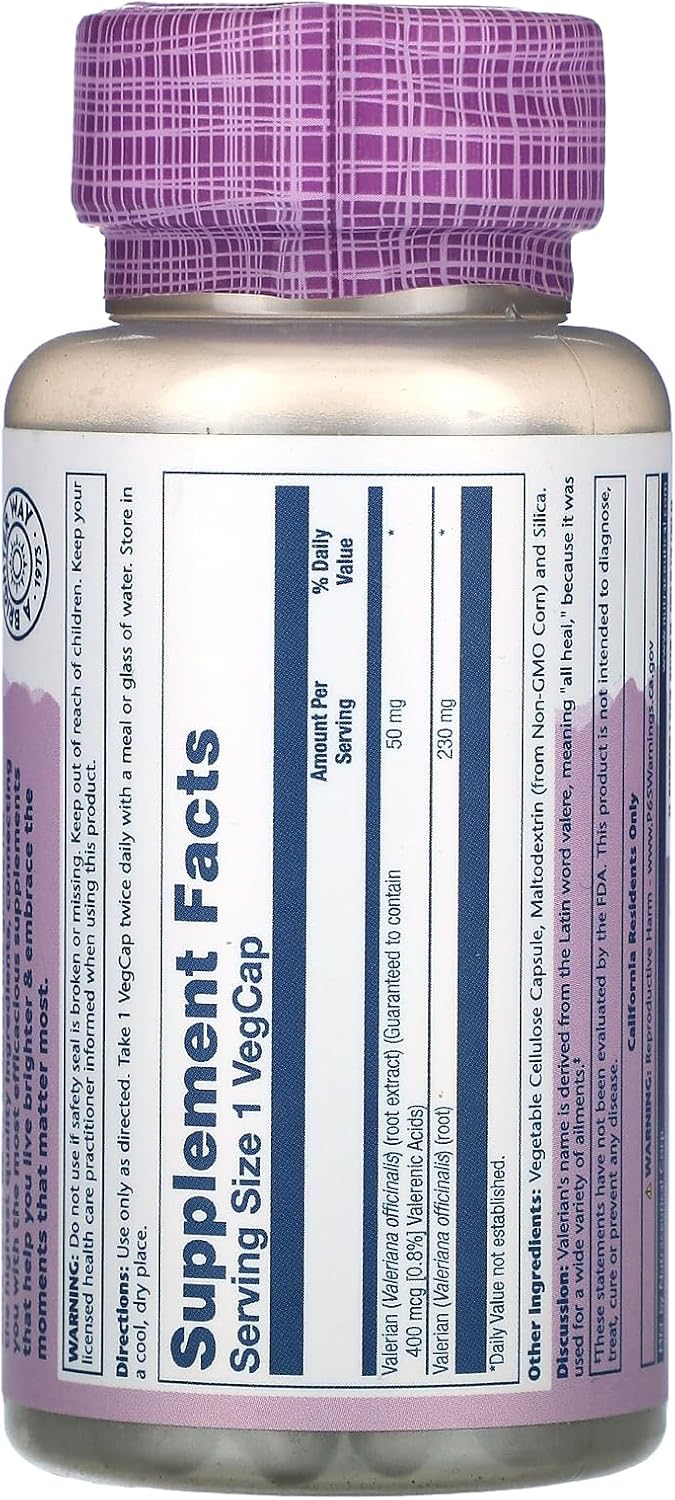 Solaray Valerian Root Extract | FamiliaBoost