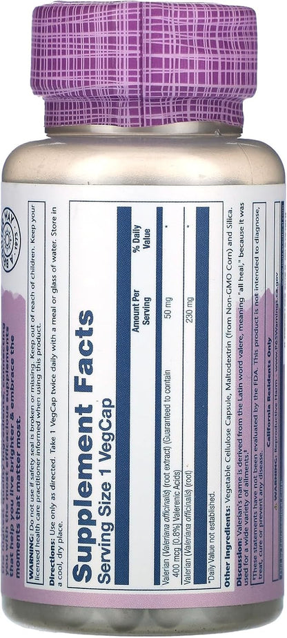 Solaray Valerian Root Extract | FamiliaBoost
