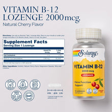 Solaray Vitamin B-12 2000 mcg | FamiliaBoost