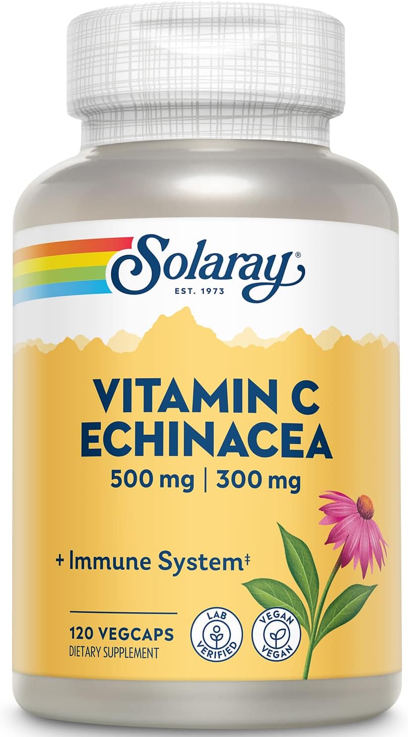 Solaray Vitamin C 500 & Echinacea 300 mg | FamiliaBoost