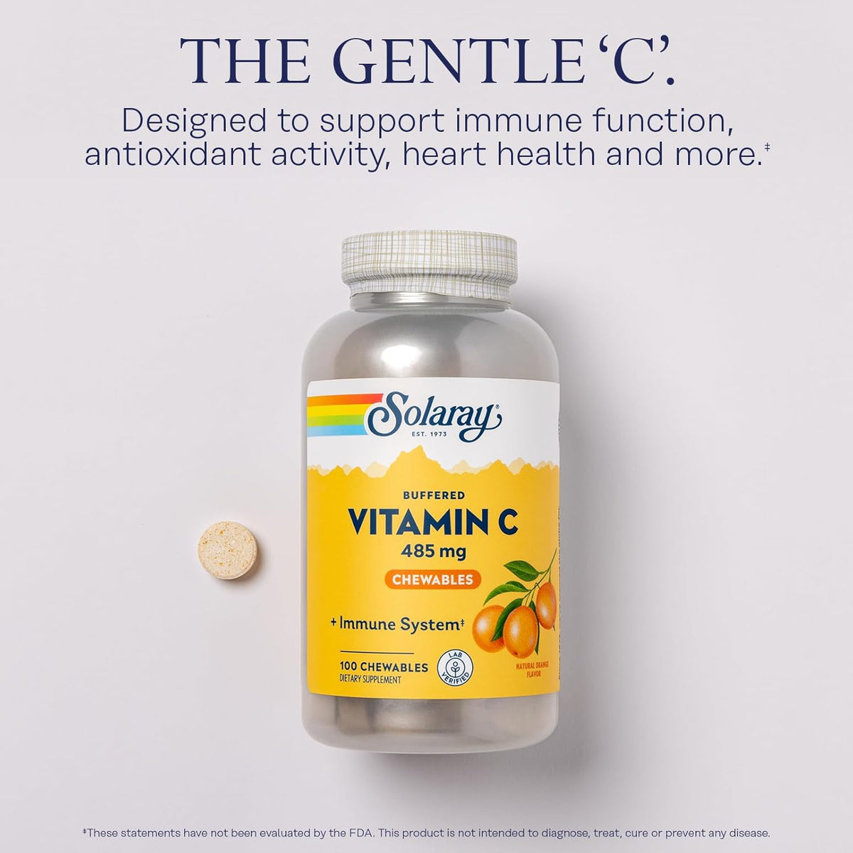 Solaray Vitamin C Chewable Orange | FamiliaBoost