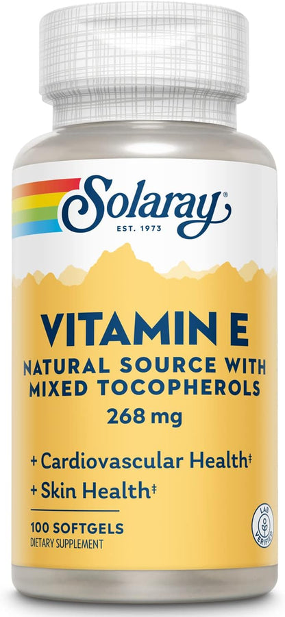 Solaray Vitamin E Natural Source With Mixed Tocopherols | FamiliaBoost