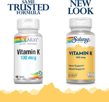 Solaray Vitamin K 100 mcg | FamiliaBoost