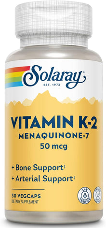 Solaray Vitamin K-2 Menaquinone-7 50 mcg | FamiliaBoost