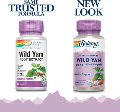 Solaray Wild Yam 275 mg | FamiliaBoost