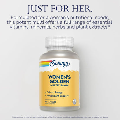 Solaray Women's Golden Multi Vitamin | FamiliaBoost