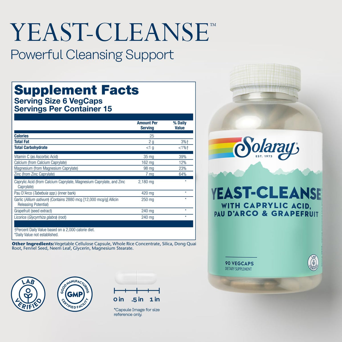 Solaray Yeast Cleanse | FamiliaBoost