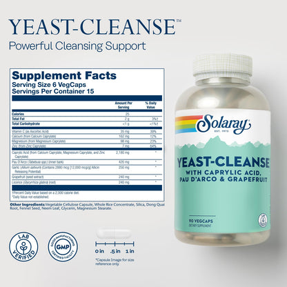 Solaray Yeast Cleanse | FamiliaBoost