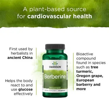 Swanson Berberine 400 mg - 60 Capsules | FamiliaBoost
