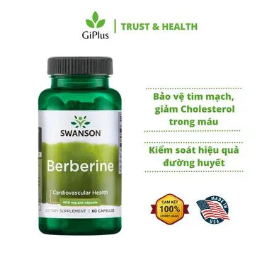 Swanson Berberine 400 mg - 60 Capsules | FamiliaBoost