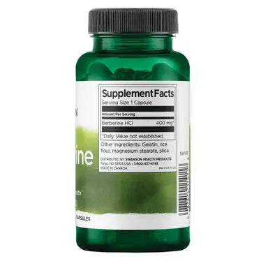 Swanson Berberine 400 mg - 60 Capsules | FamiliaBoost